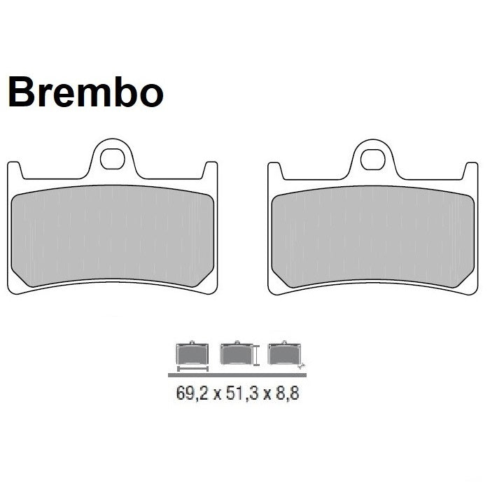 Plaquettes de frein Brembo type 07YA23