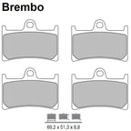 2 jeux de plaquettes de frein Brembo type 07YA23