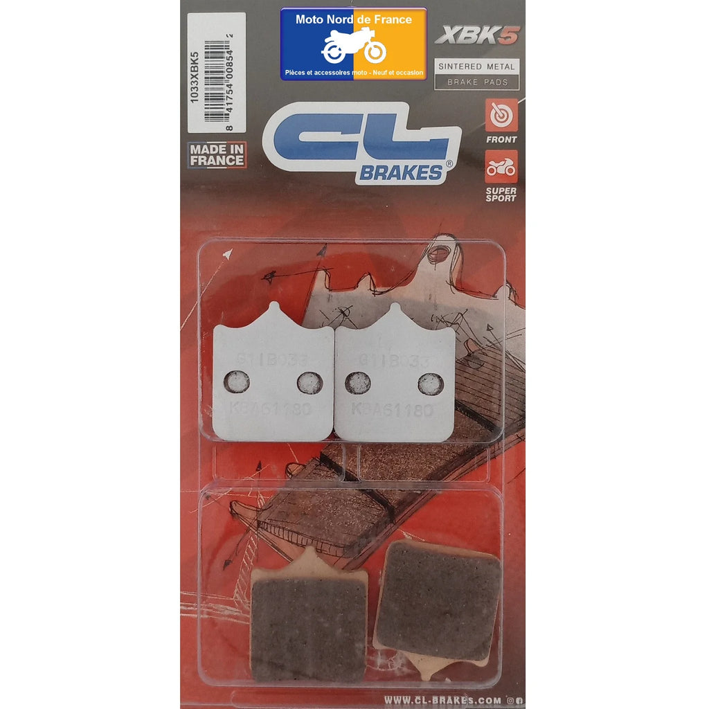 Plaquettes Carbone Lorraine de frein avant - KTM 690 SMC 2008-2010