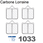 Plaquettes de frein Carbone Lorraine type 1033