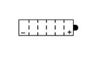 Batterie KYOTO type YB3L-B (avec acide)