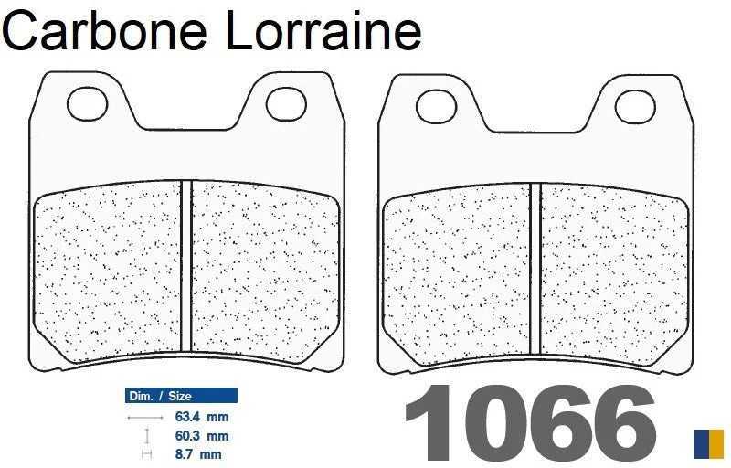 Plaquettes Carbone Lorraine de frein arrière - Yamaha 1300 XJR 2002-2018