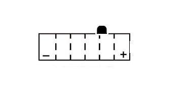Batterie KYOTO type YB7C-A (avec acide)