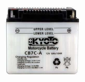 Batterie KYOTO type YB7C-A (avec acide)
