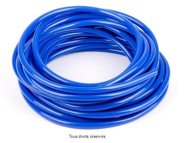 Durite essence souple diamètre 6 bleue
