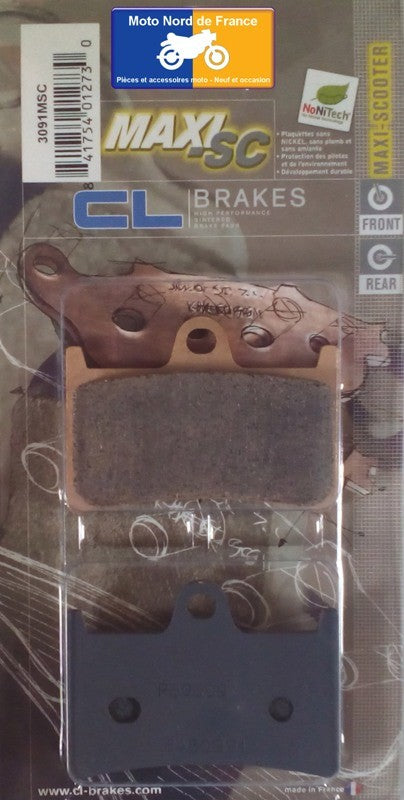 Plaquettes de frein Carbone Lorraine type 3091 MSC