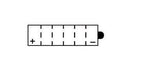 Batterie KYOTO type YB9-B (avec acide)