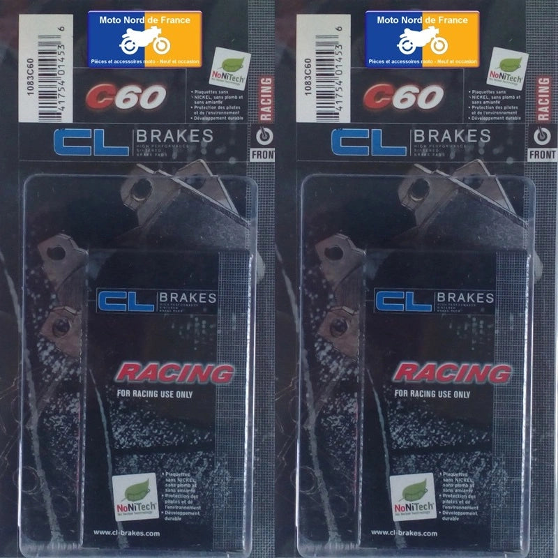 Plaquettes racing Carbone Lorraine de frein avant - Kawasaki ZX-9R 2002-2003