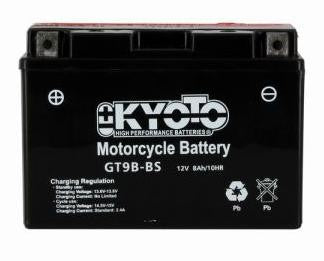 Batterie KYOTO type YT9B-BS AGM (avec acide)
