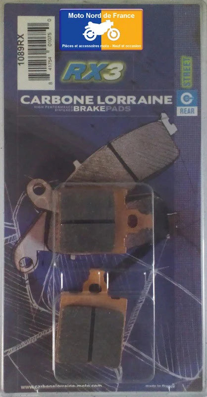 Plaquettes Carbone Lorraine de frein arrière - KTM 65 SX 2000-2003