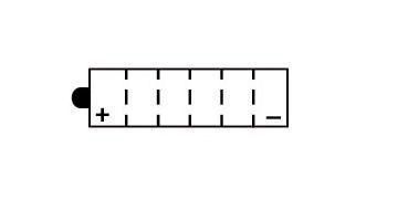 Batterie KYOTO type YB12C-A (avec acide)