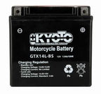 Batterie KYOTO type YTX14L-BS AGM (avec acide)