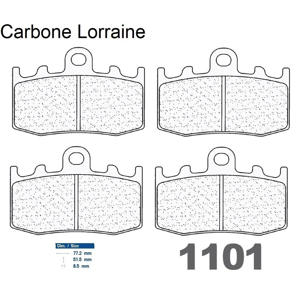 Plaquettes Carbone Lorraine de frein avant - BMW K 1300 S 2009-2015