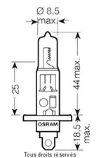 Osram - Ampoule H1 - 12V 55W P14.5s
