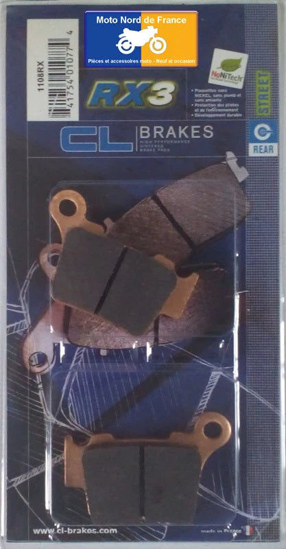 Plaquettes Carbone Lorraine de frein arrière - Husqvarna 511 SMR 2011-2013