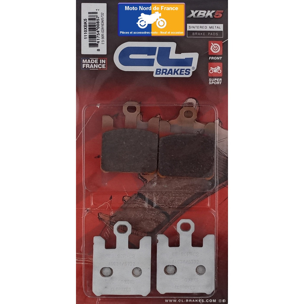 Plaquettes de frein Carbone Lorraine type 1110 XBK5