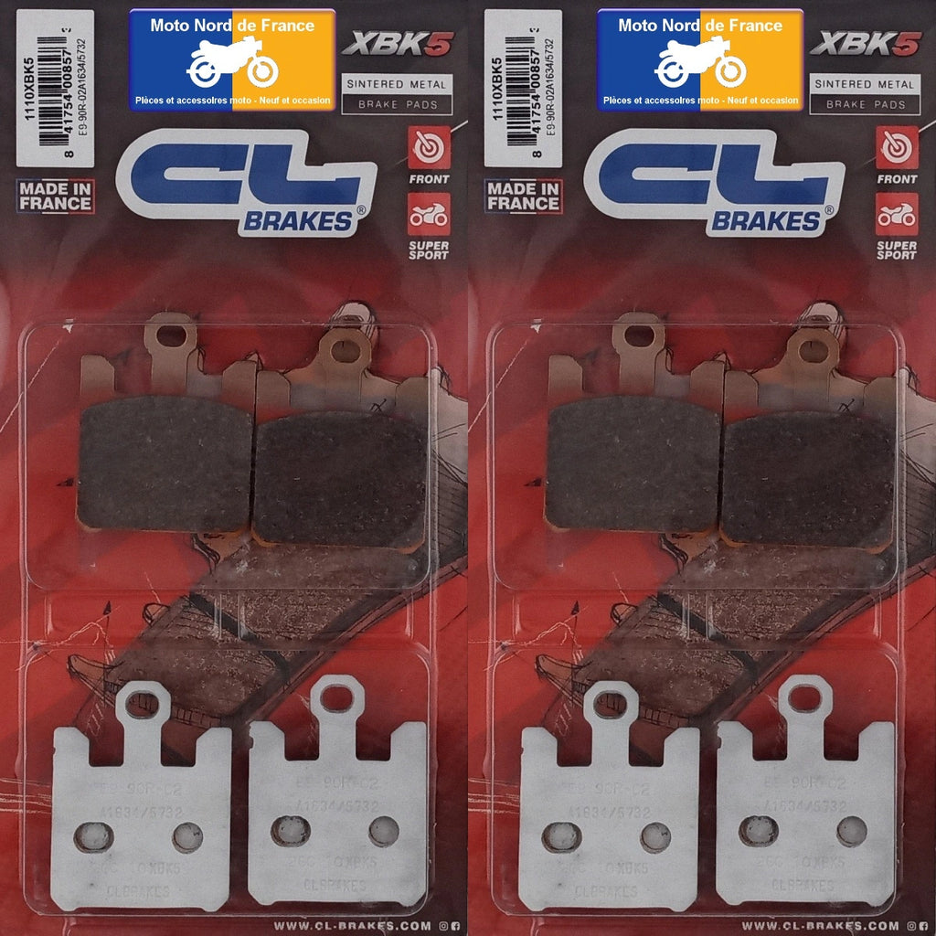 Plaquettes Carbone Lorraine de frein avant - Kawasaki ZX-10R 2004-2007