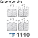 Plaquettes de frein racing Carbone Lorraine type 1110