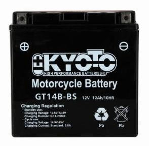 Batterie KYOTO type YT14B-BS AGM (avec acide)