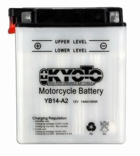 Batterie KYOTO type YB14-A2 (avec acide)