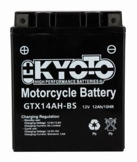 Batterie KYOTO type YTX14AH-BS AGM (avec acide)