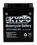 Batterie KYOTO type YTX14AH-BS AGM (avec acide)