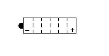 Batterie KYOTO type YB16HL-A-LM (avec acide)