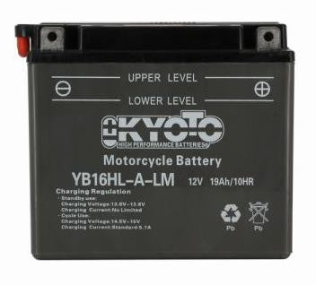 Batterie KYOTO type YB16HL-A-LM (avec acide)