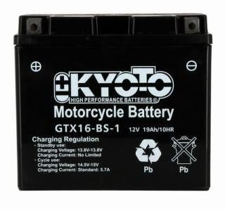 Batterie KYOTO type YTX16-BS-1 AGM (avec acide)