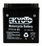 Batterie KYOTO type YTX16-BS AGM (avec acide)
