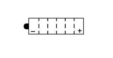 Batterie KYOTO type YB18L-A (avec acide)