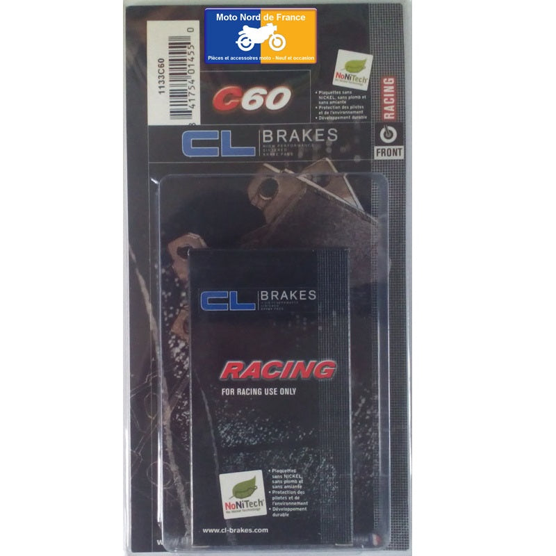 Plaquettes de frein Carbone Lorraine type 1133 C60
