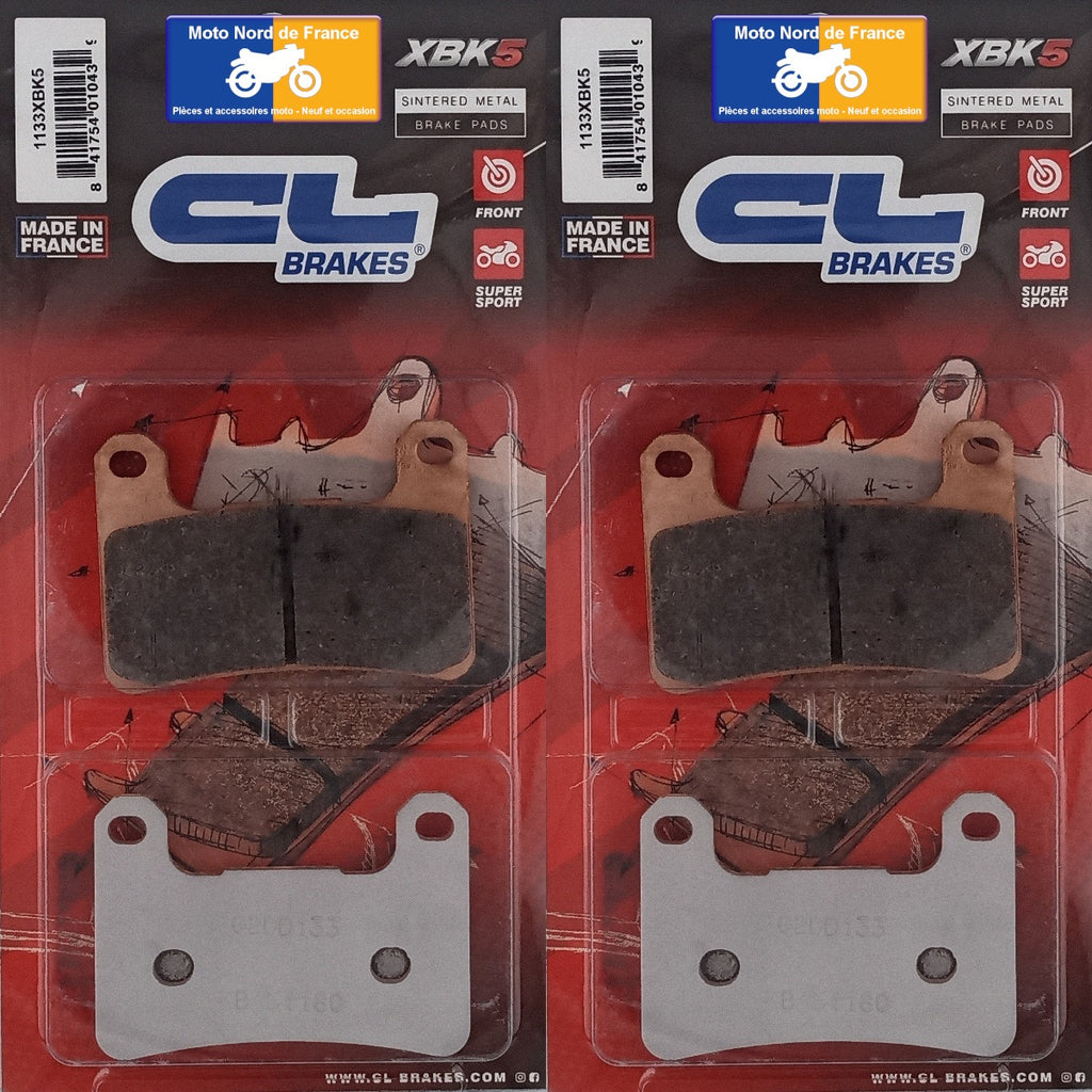 2 jeux de plaquettes de frein Carbone Lorraine type 1133XBK5
