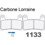Plaquettes de frein Carbone Lorraine type 1133