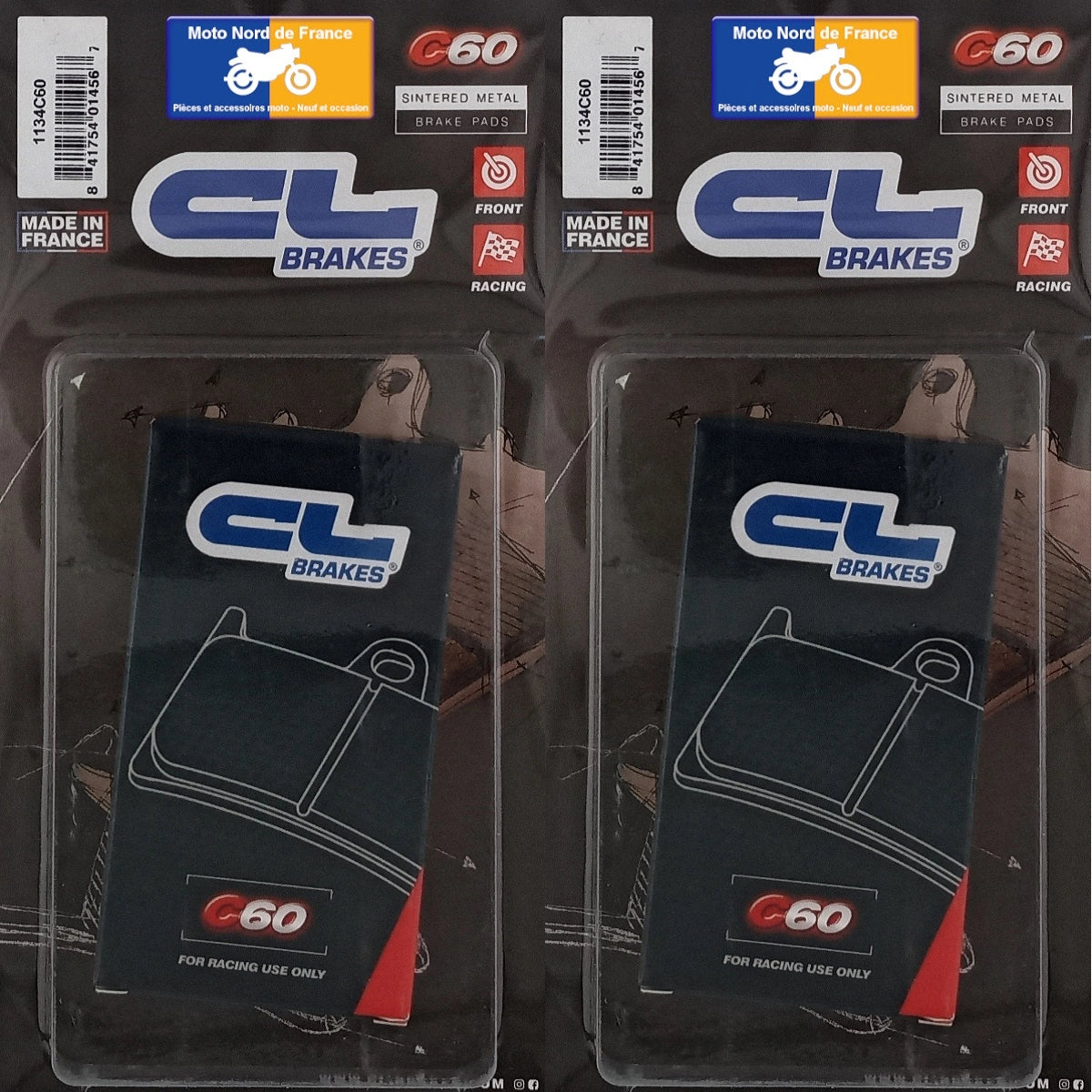 Carbon Lorraine racing front brake pads - Honda CBR 1000 RR Fireblade 2004-2016
