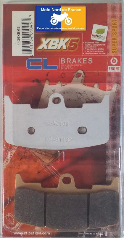 Plaquettes Carbone Lorraine de frein avant - Buell XB-9S 984 Lightning 2003-2010