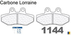 Plaquettes Carbone Lorraine de frein avant - Simson 125 SM 2001-2002