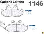 Carbon Lorraine front brake pads - Yamaha 50 TZR 2003-2008