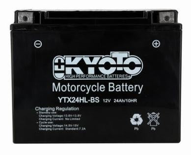Batterie KYOTO type YTX24HL-BS AGM (avec acide)