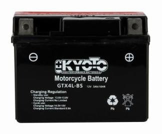 Batterie KYOTO type YTX4L-BS AGM (avec acide)