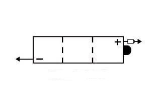 Batterie YUASA type 6N4-2A-4 (livrée sans acide)