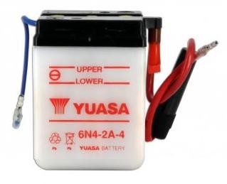 Batterie YUASA type 6N4-2A-4 (livrée sans acide)