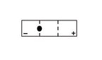 Batterie YUASA type 6N6-3B (livrée sans acide)