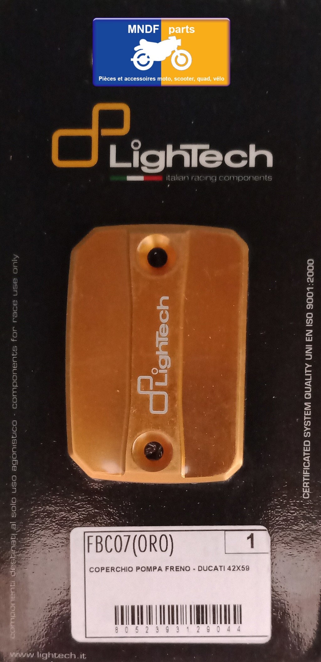 Couvercle bocal de frein avant Ducati Monster 696 / 796 2008-2015