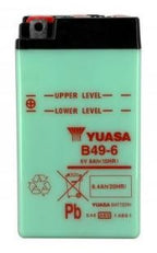 Batterie YUASA type B49-6 (livrée sans acide)
