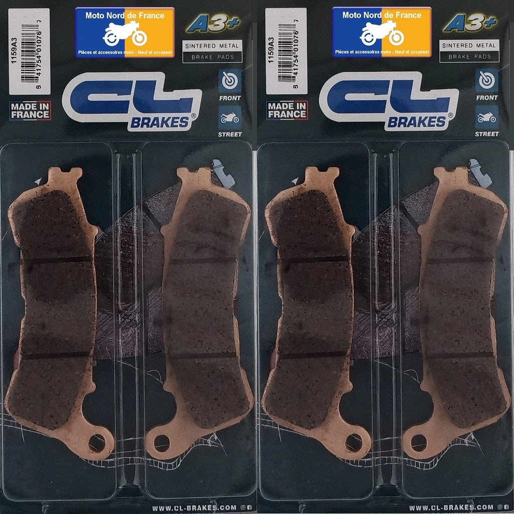 2 jeux de plaquettes Carbone Lorraine type 1159 A3+