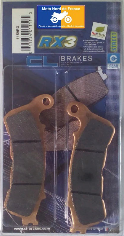 Plaquettes Carbone Lorraine de frein arrière - Honda CBF 1000 ABS 2006-2011