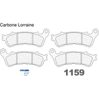 Plaquettes Carbone Lorraine de frein avant - Honda 680 DN-01 2008-2011