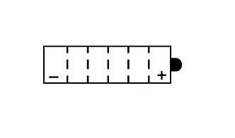 Batterie YUASA type YB3L-B (livrée sans acide)