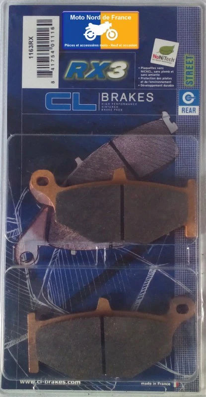 Carbon Lorraine rear brake pads - Suzuki 400 GSR 2006